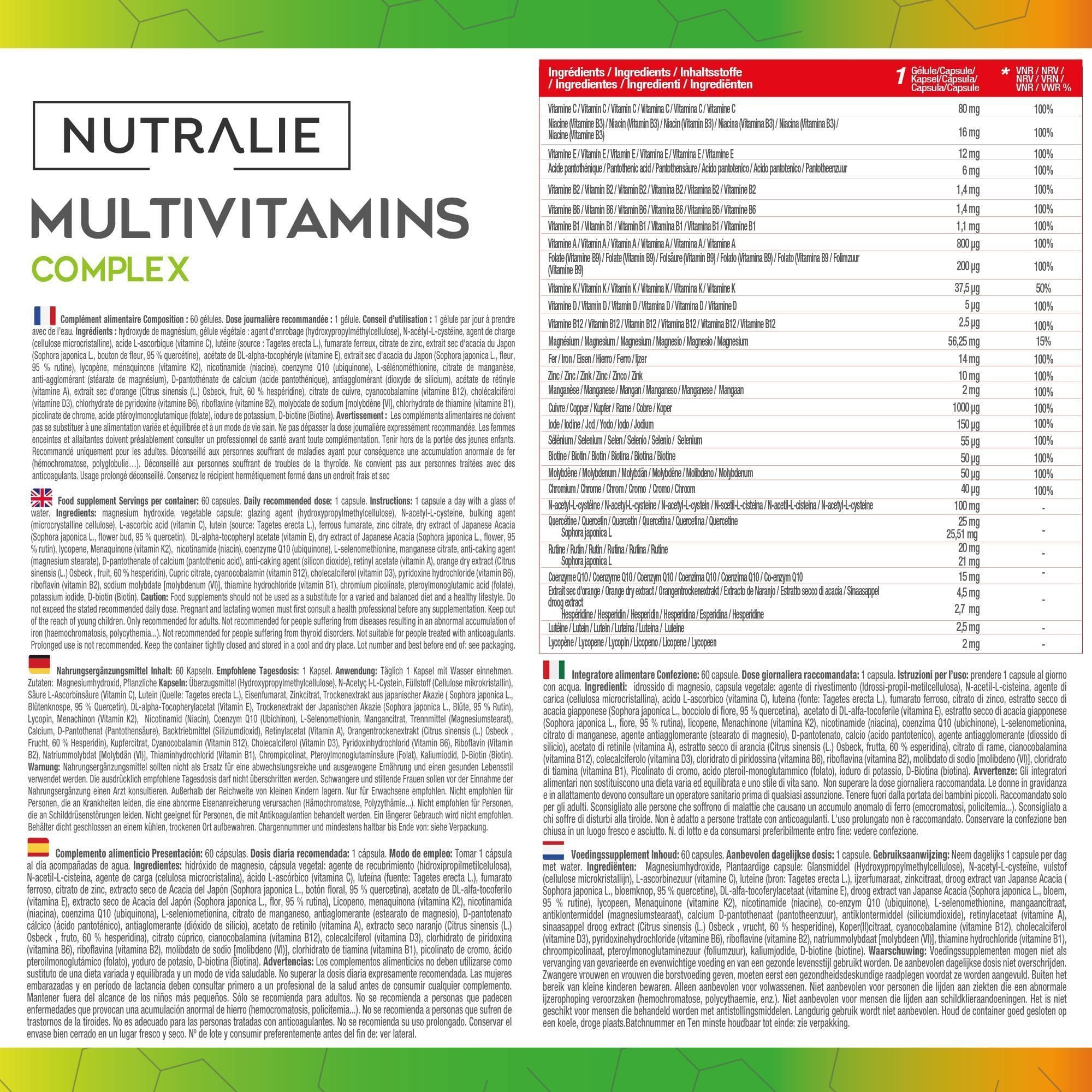 MULTIVITAMINE COMPLEX - Afbeelding 2