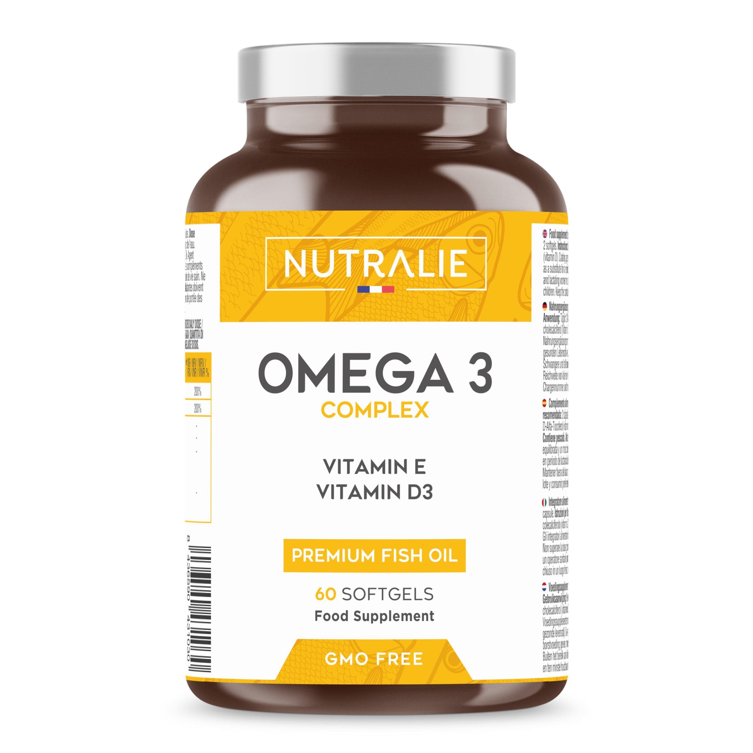 Omega 3 Complex 60 Softgels Con Ácidos Grasos EPA y DHA Nutralie